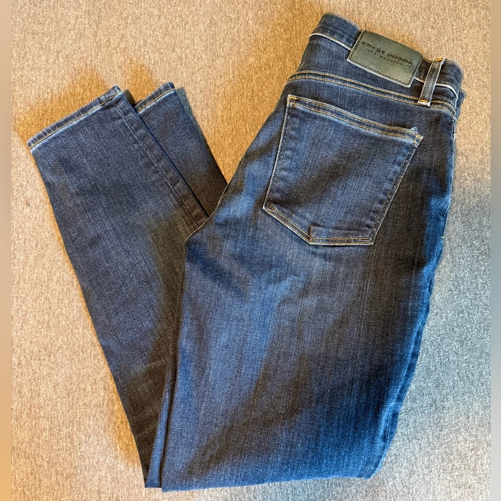 Lucky Brand Mid-Rise Skinny Jeans in Dark Indigo